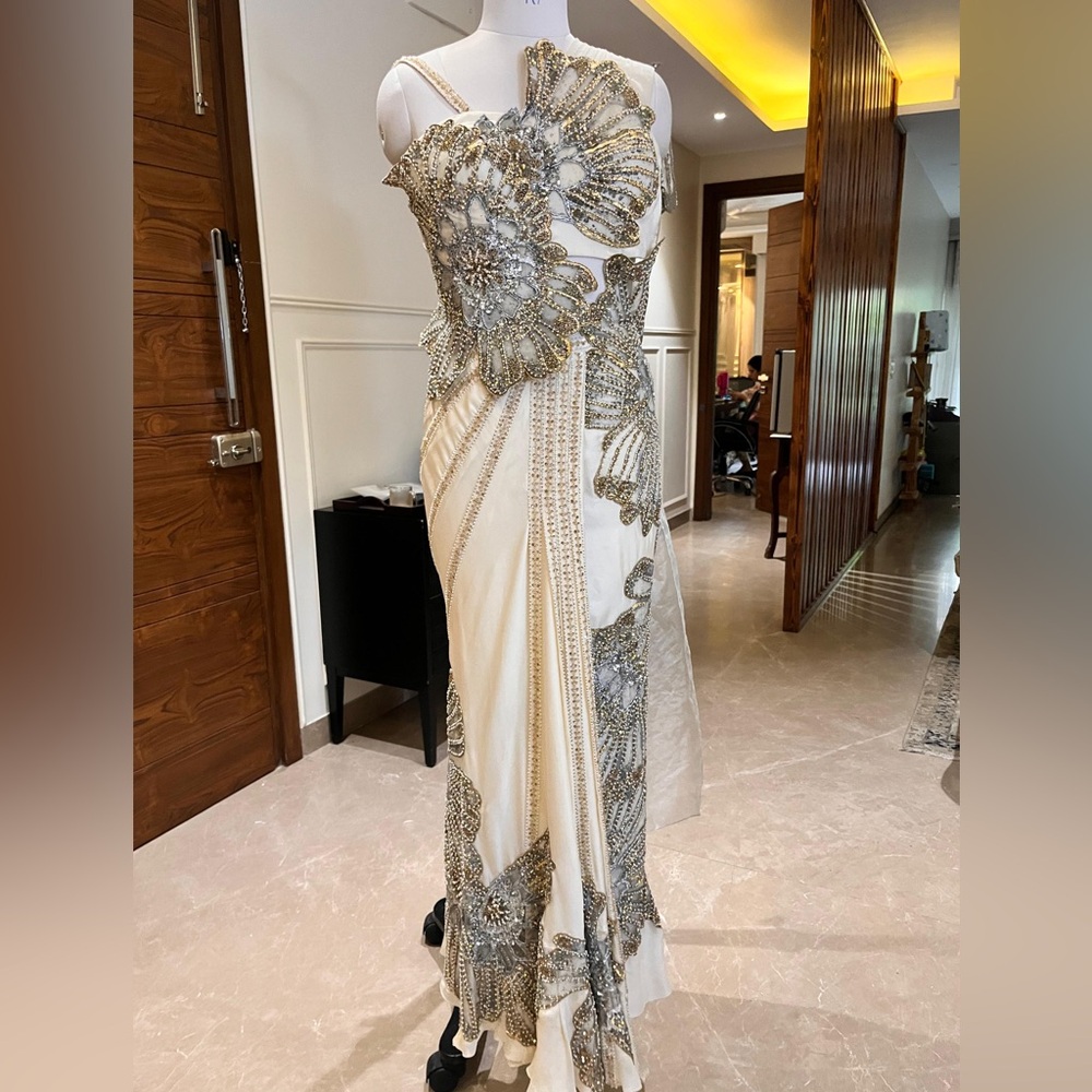 Moledro pre draped Saree custom